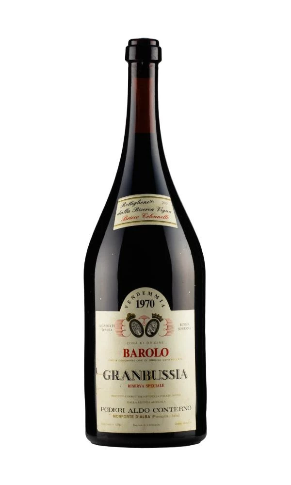 1970 | Aldo Conterno | Barolo Granbussia Vigna Colonnello Riserva Speciale 3.78L 3 1970 | Aldo Conterno | Barolo Granbussia Vigna Colonnello Riserva Speciale 3.78L