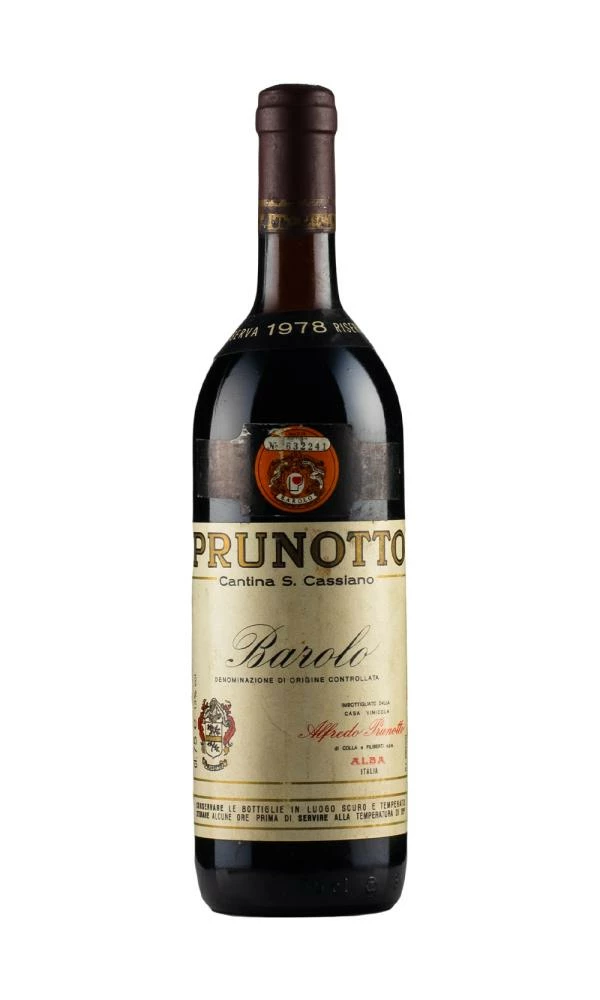 1978 | Prunotto | Barolo Riserva 3 1978 | Prunotto | Barolo Riserva