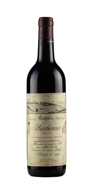 1970 | Ceretto | Barbaresco Montefico 3 1970 | Ceretto | Barbaresco Montefico